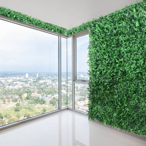 21 Módulos de Planta Samambaia para Parede em Jardim Vertical Interno com Folhagens de Qualidade