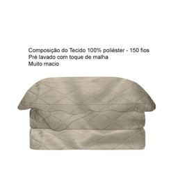 Colcha King Size Satin 260x280 Camesa - 3