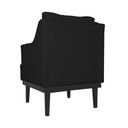 Ver imagem 2 de Poltrona Suelen para Recepção e Consultório Psicologia:preto