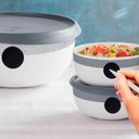 Ver imagem 2 de Kit 72 Adesivos e 3 Canetas Validade Organizador Pote Prana