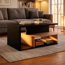 Ver imagem 2 de Mesa de Centro para Sala 68 Cm B92 Preto Montana Novam