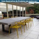 Ver imagem 6 de Kit 4 Cadeiras Empilhável Inmetro Aviv Master Allegra Fratini Polipropileno Azul Marin Suporta