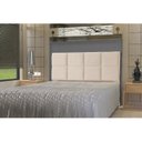 Ver imagem 1 de Cabeceira King Size 195cm para Cama Box Poliana