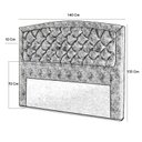 Ver imagem 3 de Cabeceira Casal 140cm para Cama Box Geovana