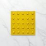 Piso Tátil Alerta Direcional 16pçs Pvc 25x25 Cores Total 1m² Amarelo Alerta - 2