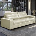 Ver imagem 1 de Sofá Decorativo 2 Lugares Turim 200cm Couro Tiza G58 - Gran Belo