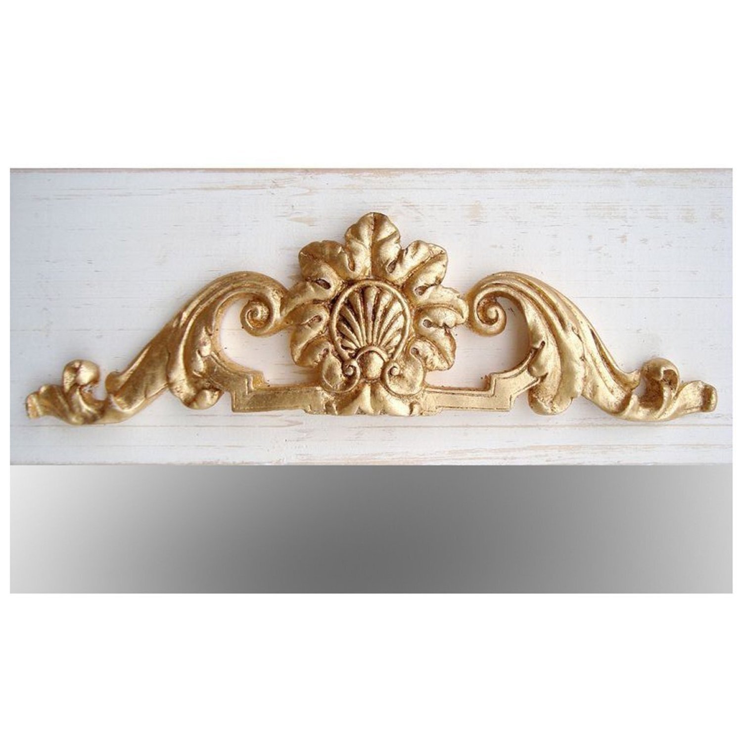 Espelho e Moldura Provençal e Apliques Dourados 72cm x 122cm Decore Ponto - 2