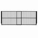 Ver imagem 1 de Portão de Segurança - Alumínio - 100 cm X 133 a 250 cm - Preto