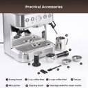 Ver mais imagens de Takywep Máquina de Espresso com Moedor 15 Bar Prata