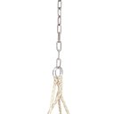 Ver imagem 4 de Poltrona Suspensa Macrame Decoração de Quarto e Espaços Livre