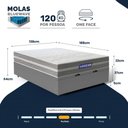 Ver imagem 4 de Cama Box Baú com Colchão Gazin de Molas Ensacadas One Face Air Up Casal 138cm