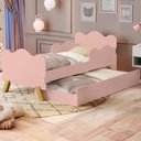 Ver imagem 2 de Mini Cama Angel com Cama Auxiliar 156x80 Cm Mdf Rose Decmade