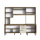 Ver imagem 2 de Cozinha Compacta 8 Portas 2 Gavetas 2 Nichos para Forno Marília  Móveis