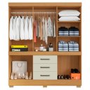 Ver imagem 6 de Guarda Roupa Casal 10 Portas 179 Cm Monaco Cinamomo Areia Armoveis