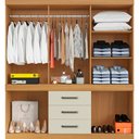 Ver imagem 7 de Guarda Roupa Casal 10 Portas 179 Cm Monaco Cinamomo Areia Armoveis