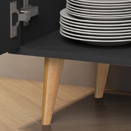 Aparador Buffet Cantinho do Café Decoração Cozinha e Sala - 6