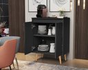 Ver imagem 3 de Aparador Buffet Cantinho do Café Decoração Cozinha e Sala