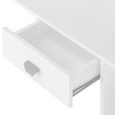 Ver imagem 6 de Mesa Escrivaninha de Canto 1 Gaveta 150x165 Cm Branco Arly