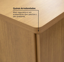 Ver imagem 3 de Cômoda Ryad 10 Gavetas D'Doro Móveis:Cinamomo/Off