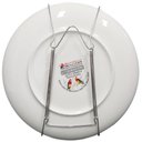 Ver imagem 1 de Suporte com Mola Aramado pra Pendurar Pratos até 30cm Parede