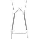 Ver imagem 2 de Suporte com Mola Aramado pra Pendurar Pratos até 30cm Parede