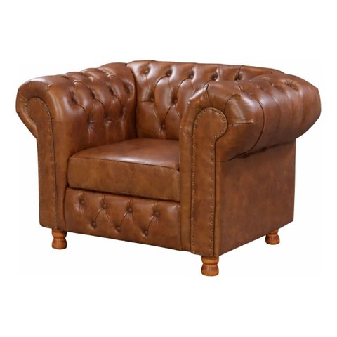 Poltrona Chesterfield Vittório - Via Encanto:Whisky