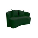 Ver imagem 5 de Sofá Decorativo Montreal 150cm Orgânico Veludo Verde