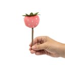 Ver imagem 2 de Brinquedo Pelúcia Morango Graveto Matatabi para Gatos - Oikos Animal