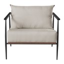 Ver imagem 3 de Poltrona em Linho Branco Ferco Agarb Decor