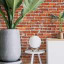 Ver imagem 2 de Papel de Parede Adesivo Tijolinho Rústico Avermelhado 12m