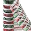Ver imagem 5 de Kit 2 Telas Malha Tule Decorativa Natal Candy Tricolor Vermelho Verde e Branco 25cm X 5m Premium