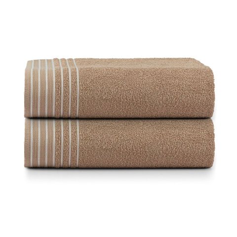 Kit 02 Toalhas de Banho Banhão Kalistra Bege