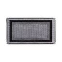 Ver imagem 3 de Tapete Sisal Sala Quarto 1,00x1,50 Antid. Preto/cinza S-587