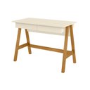 Ver imagem 2 de Jogo de Escrivaninha com Mesa Lateral Spezia Off White Nature