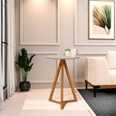 Ver imagem 7 de Jogo de Escrivaninha com Mesa Lateral Spezia Off White Nature