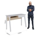 Ver imagem 6 de Conjunto Home Office 2 Peças Escrivaninha 1 Gaveta e Estante 4 Prateleiras Click Espresso Móveis