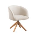 Ver imagem 1 de Poltrona Base Giratória Madeira Lisa Atena