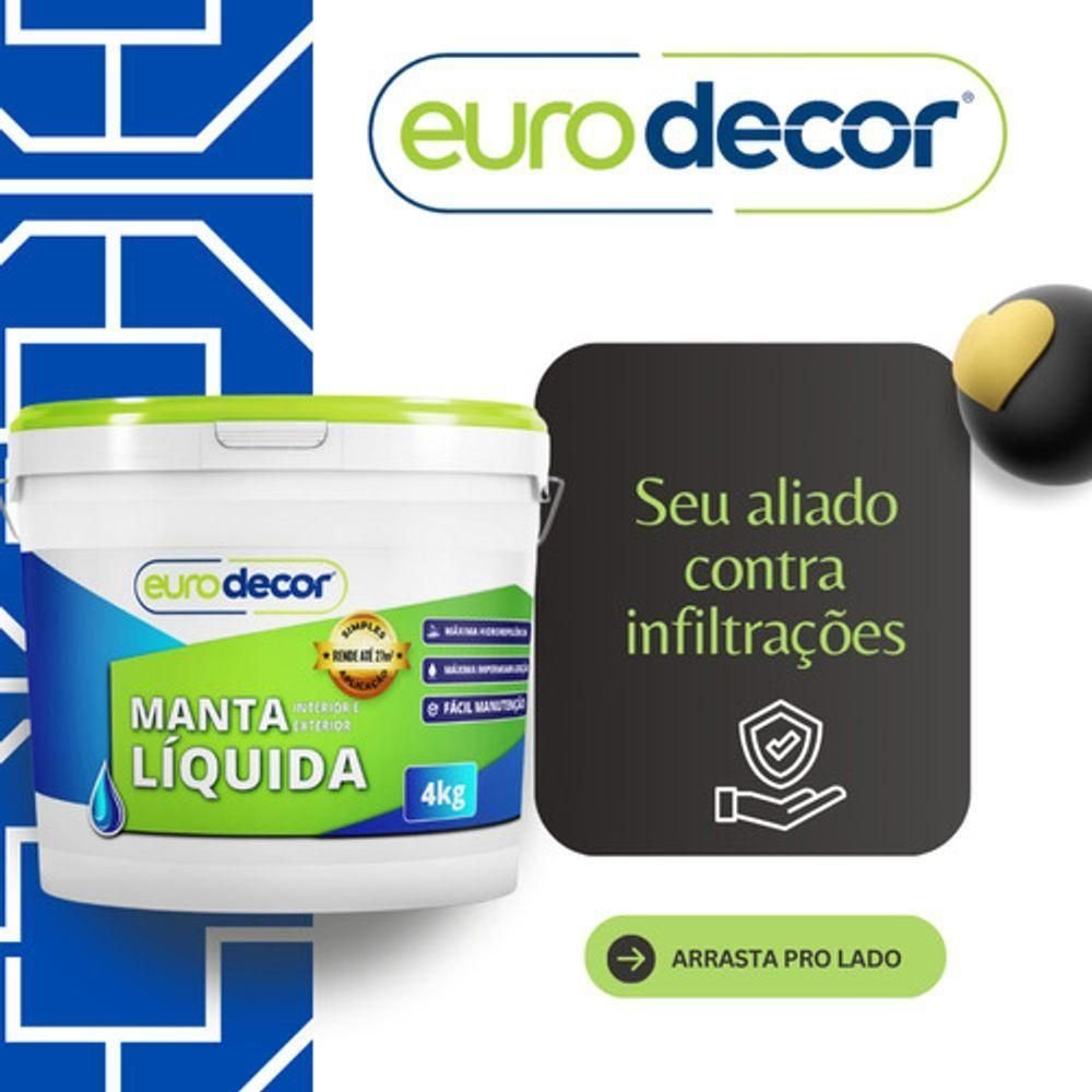 Manta Líquida - Branco 1kg contra Infiltração Trincas Fissuras Cores ...