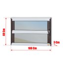 Ver imagem 4 de Basculante Alumínio 40 x 100 Elite V.Refl.Mix Corten Brimak