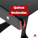 Ver imagem 3 de Mesa de Canto Itália Suporte Lateral Sofá com Base Clássica Curva Preto - Arkell