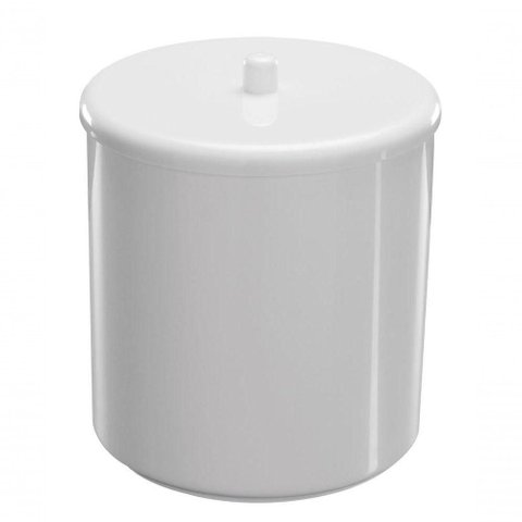 Cesto Multiuso com Tampa Branco 6l