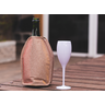 Cooler Térmico para Garrafa de Espumante Champagne Bolsa Gel:rosé Glitter - 2