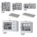 Ver imagem 4 de Cozinha Completa Americana 7 Peças Branco - Móveis Henn
