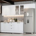 Ver imagem 2 de Cozinha Completa Americana 7 Peças Branco - Móveis Henn