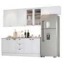 Ver imagem 1 de Cozinha Completa Americana 7 Peças Branco - Móveis Henn