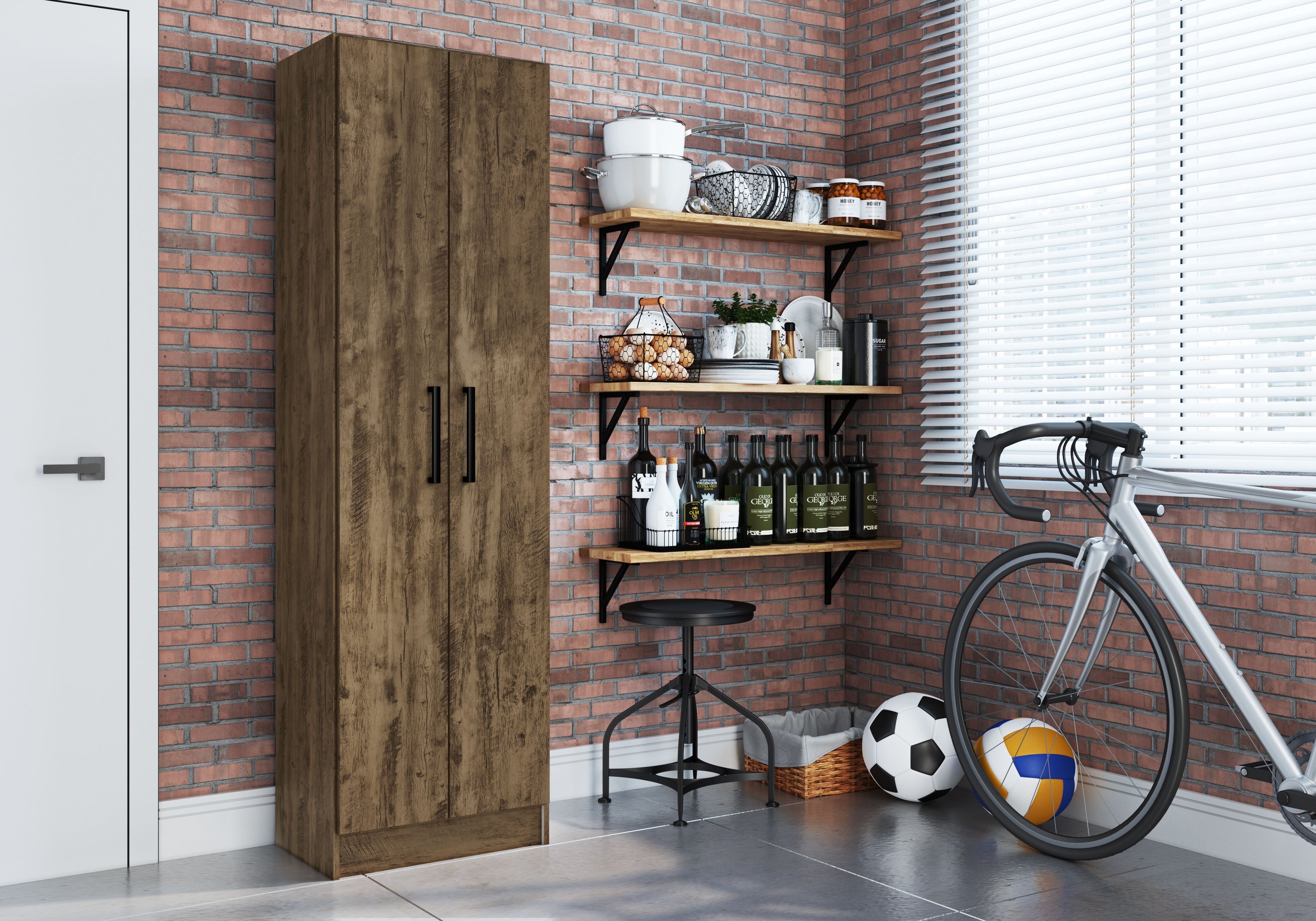 Armário para Escritório 2 Portas Milano Móveis | MadeiraMadeira