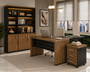 Ver imagem 1 de Conjunto Artany: Mesa c/ Extensor, Gaveteiro e Estante