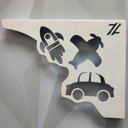 Ver imagem 5 de Par Mãos Francesas Ornamentada Decorativa 20cm Menino Carro e Avião Branco Aço