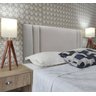 Cabeceira Cama Siena Double Corino Bege Casal 140 X 60 - 3