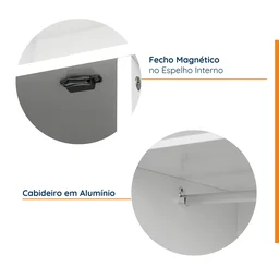 Guarda Roupa Casal 6 Portas Quartzo CabeCasa MadeiraOriginals - 10